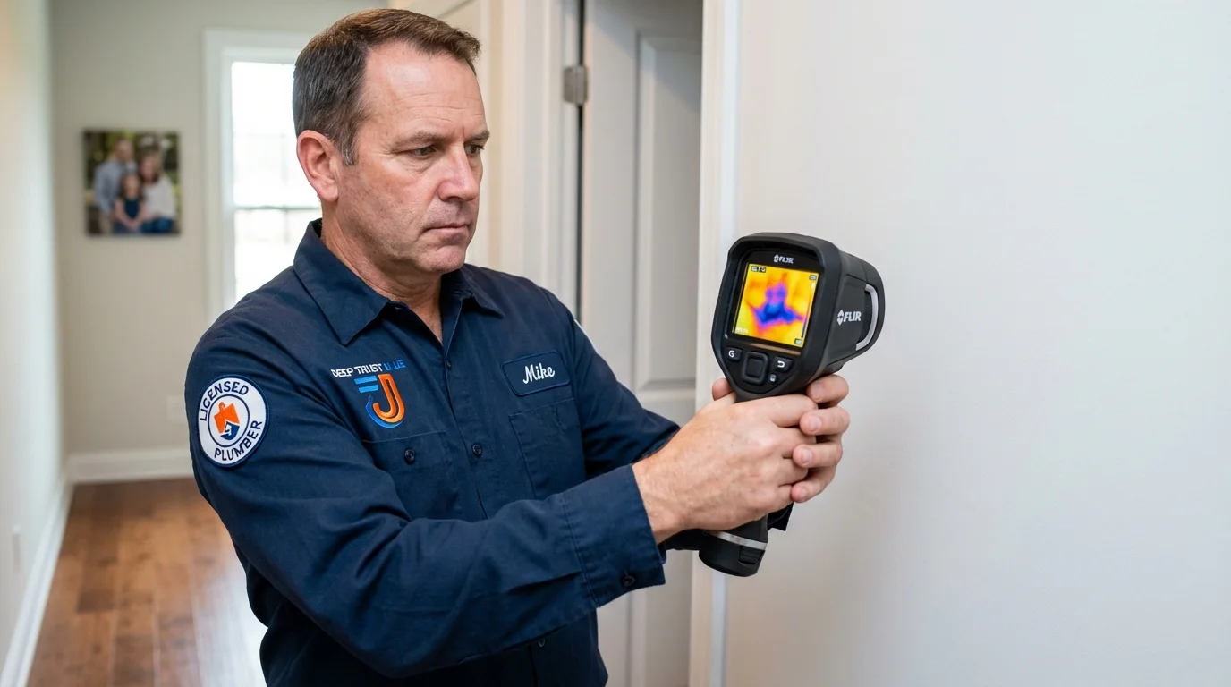 Thermal imaging leak detection by Johns Plumbing LLC in Rio Verde