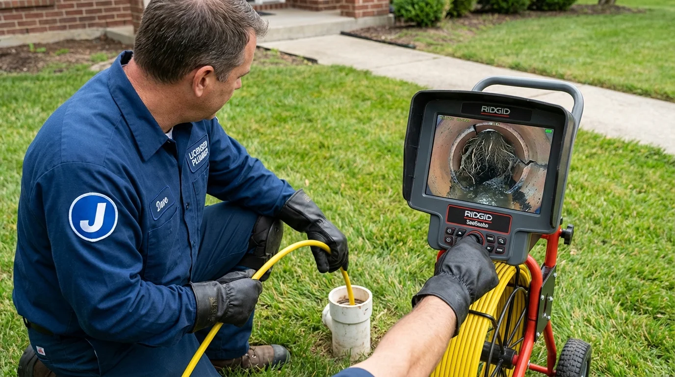 Sewer camera inspection being performed by Johns Plumbing LLC in Rio Verde